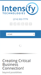 Mobile Screenshot of intensifytech.com